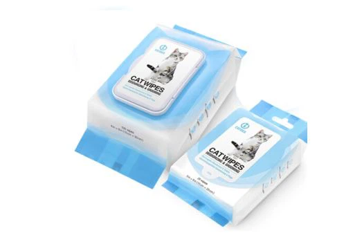 Кърпички за домашни любимци за почистване на котки